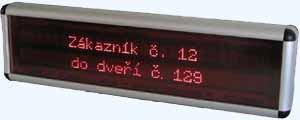 Main information display